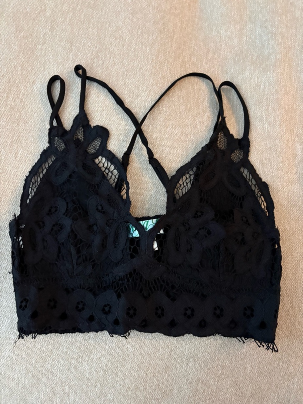 Black Lace Bralette Top